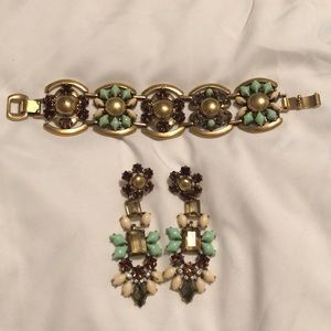 Stella & Dot Bracelet & Earring set